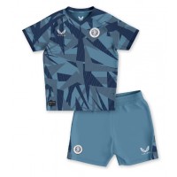 Billiga Aston Villa Barnkläder Tredje fotbollskläder till baby 2023-24 Kortärmad (+ Korta byxor)